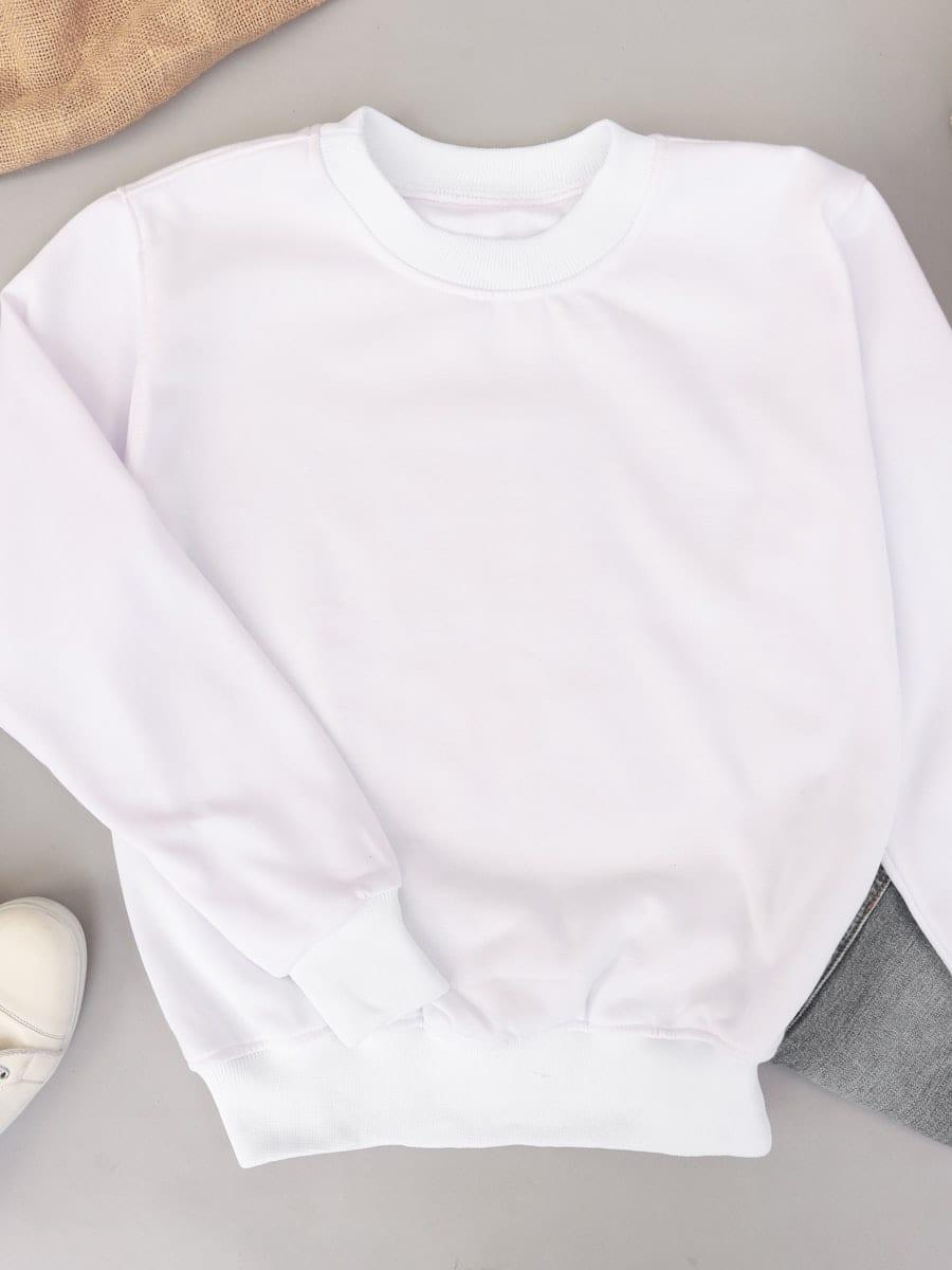 Crewneck Fleece Sweatshirt, Loopback cotton with a classic crew neck